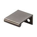 Top Knobs [TK500AG] Die Cast Zinc Cabinet Edge Pull - Tab Series - Ash Gray Finish - 5/8&quot; C/C - 1 1/4&quot; L