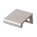 Top Knobs [TK500BSN] Die Cast Zinc Cabinet Edge Pull - Tab Series - Brushed Satin Nickel Finish - 5/8" C/C - 1 1/4" L