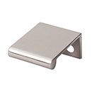 Top Knobs [TK500BSN] Die Cast Zinc Cabinet Edge Pull - Tab Series - Brushed Satin Nickel Finish - 5/8&quot; C/C - 1 1/4&quot; L