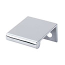 Top Knobs [TK500PC] Die Cast Zinc Cabinet Edge Pull - Tab Series - Polished Chrome Finish - 5/8" C/C - 1 1/4" L