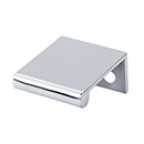 Top Knobs [TK500PC] Die Cast Zinc Cabinet Edge Pull - Tab Series - Polished Chrome Finish - 5/8&quot; C/C - 1 1/4&quot; L