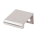 Top Knobs [TK500PN] Die Cast Zinc Cabinet Edge Pull - Tab Series - Polished Nickel Finish - 5/8&quot; C/C - 1 1/4&quot; L