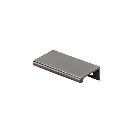 Top Knobs [TK501AG] Die Cast Zinc Cabinet Edge Pull - Tab Series - Ash Gray Finish - 2&quot; C/C - 3&quot; L