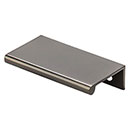 Top Knobs [TK501AG] Die Cast Zinc Cabinet Edge Pull - Tab Series - Ash Gray Finish - 2" C/C - 3" L