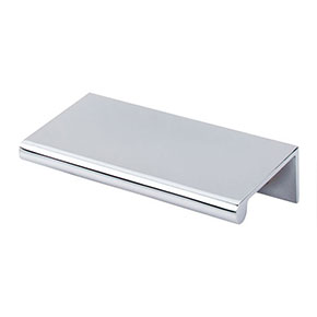 Top Knobs [TK501PC] Die Cast Zinc Cabinet Edge Pull - Tab Series - Polished Chrome Finish - 2" C/C - 3" L