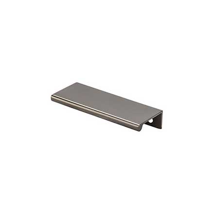 Top Knobs [TK502AG] Die Cast Zinc Cabinet Edge Pull - Tab Series - Ash Gray Finish - 3&quot; C/C - 4&quot; L