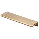 Top Knobs [TK503HB] Die Cast Zinc Cabinet Edge Pull - Tab Series - Honey Bronze Finish - 5" C/C - 6" L