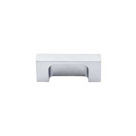 Top Knobs [TK275ALU] Die Cast Zinc Cabinet Tab Pull - Modern Metro Tab Series - Aluminum Finish - 2&quot; C/C - 2 1/2&quot; L