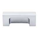 Top Knobs [TK275ALU] Die Cast Zinc Cabinet Tab Pull - Modern Metro Tab Series - Aluminum Finish - 2" C/C - 2 1/2" L