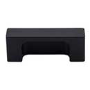 Top Knobs [TK275BLK] Die Cast Zinc Cabinet Tab Pull - Modern Metro Tab Series - Flat Black Finish - 2&quot; C/C - 2 1/2&quot; L