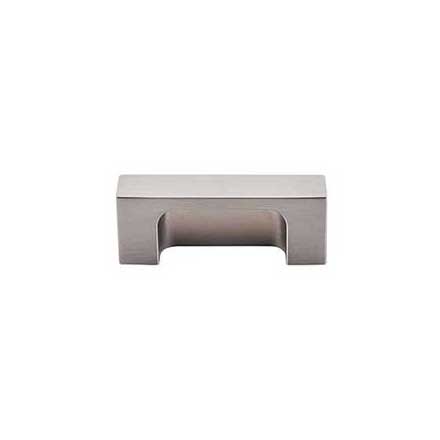 Top Knobs [TK275BSN] Die Cast Zinc Cabinet Tab Pull - Modern Metro Tab Series - Brushed Satin Nickel Finish - 2&quot; C/C - 2 1/2&quot; L