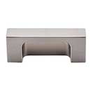 Top Knobs [TK275BSN] Die Cast Zinc Cabinet Tab Pull - Modern Metro Tab Series - Brushed Satin Nickel Finish - 2" C/C - 2 1/2" L