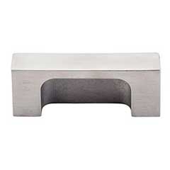 Top Knobs [TK275SS] Stainless Steel Cabinet Tab Pull - Modern Metro Tab Series - Brushed Finish - 2&quot; C/C - 2 1/2&quot; L