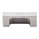 Top Knobs [TK275SS] Stainless Steel Cabinet Tab Pull - Modern Metro Tab Series - Brushed Finish - 2&quot; C/C - 2 1/2&quot; L