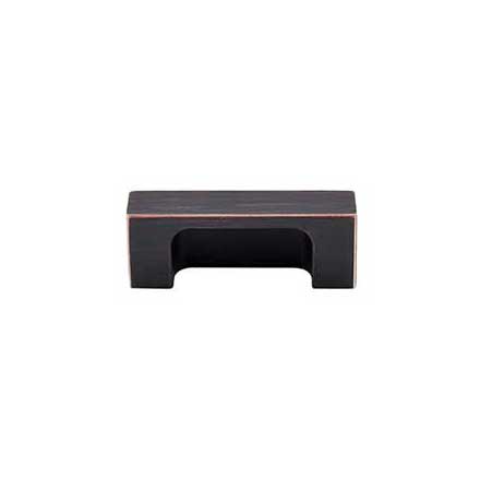 Top Knobs [TK275TB] Die Cast Zinc Cabinet Tab Pull - Modern Metro Tab Series - Tuscan Bronze Finish - 2&quot; C/C - 2 1/2&quot; L