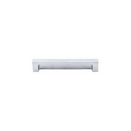 Top Knobs [TK276ALU] Die Cast Zinc Cabinet Tab Pull - Modern Metro Tab Series - Aluminum Finish - 5&quot; C/C - 5 1/2&quot; L