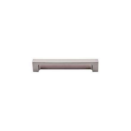 Top Knobs [TK276BSN] Die Cast Zinc Cabinet Tab Pull - Modern Metro Tab Series - Brushed Satin Nickel Finish - 5&quot; C/C - 5 1/2&quot; L