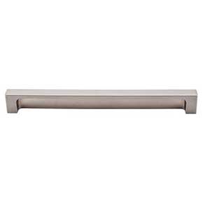 Top Knobs [TK277BSN] Die Cast Zinc Cabinet Tab Pull - Modern Metro Tab Series - Brushed Satin Nickel Finish - 8" C/C - 8 1/2" L