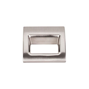 Top Knobs [TK615BSN] Die Cast Zinc Cabinet Finger Pull - Tango Series - Brushed Satin Nickel Finish - 1 1/8" L