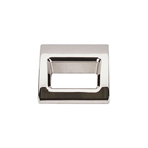 Top Knobs [TK615PN] Die Cast Zinc Cabinet Finger Pull - Tango Series - Polished Nickel Finish - 1 1/8" L