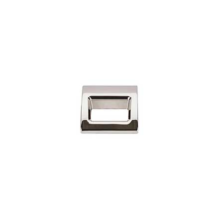 Top Knobs [TK615PN] Die Cast Zinc Cabinet Finger Pull - Tango Series - Polished Nickel Finish - 1 1/8" L