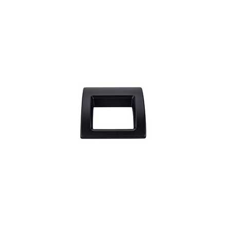 Top Knobs [TK616BLK] Die Cast Zinc Cabinet Finger Pull - Tango Series - Flat Black Finish - 1 1/2" L
