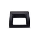 Top Knobs [TK616BLK] Die Cast Zinc Cabinet Finger Pull - Tango Series - Flat Black Finish - 1 1/2&quot; L