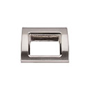 Top Knobs [TK616BSN] Die Cast Zinc Cabinet Finger Pull - Tango Series - Brushed Satin Nickel Finish - 1 1/2&quot; L