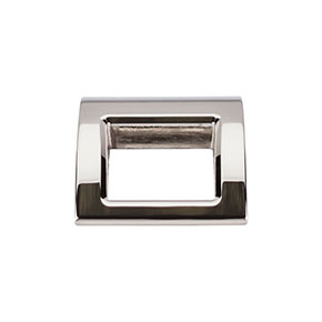Top Knobs [TK616PN] Die Cast Zinc Cabinet Finger Pull - Tango Series - Polished Nickel Finish - 1 1/2" L