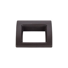Top Knobs [TK616SAB] Die Cast Zinc Cabinet Finger Pull - Tango Series - Sable Finish - 1 1/2" L