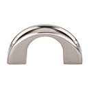 Top Knobs [TK617BSN] Die Cast Zinc Cabinet Finger Pull - Tango Series - Brushed Satin Nickel Finish - 1 1/4&quot; C/C - 2&quot; L