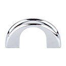 Top Knobs [TK617PC] Die Cast Zinc Cabinet Finger Pull - Tango Series - Polished Chrome Finish - 1 1/4" C/C - 2" L