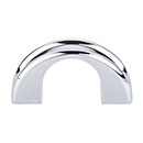 Top Knobs [TK617PC] Die Cast Zinc Cabinet Finger Pull - Tango Series - Polished Chrome Finish - 1 1/4&quot; C/C - 2&quot; L