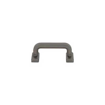 Top Knobs [TK3161AG] Die Cast Zinc Cabinet Finger Pull - Harrison Series - Ash Gray Finish - 2 1/2" C/C - 3 1/16" L