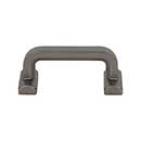 Top Knobs [TK3161AG] Die Cast Zinc Cabinet Finger Pull - Harrison Series - Ash Gray Finish - 2 1/2&quot; C/C - 3 1/16&quot; L