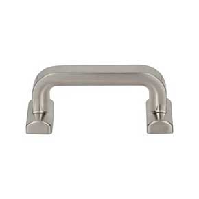 Top Knobs [TK3161BSN] Die Cast Zinc Cabinet Finger Pull - Harrison Series - Brushed Satin Nickel Finish - 2 1/2" C/C - 3 1/16" L