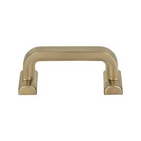 Top Knobs [TK3161HB] Die Cast Zinc Cabinet Finger Pull - Harrison Series - Honey Bronze Finish - 2 1/2" C/C - 3 1/16" L