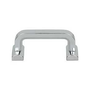 Top Knobs [TK3161PC] Die Cast Zinc Cabinet Finger Pull - Harrison Series - Polished Chrome Finish - 2 1/2" C/C - 3 1/16" L
