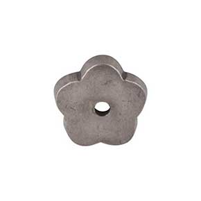 Top Knobs [M1425] Solid Bronze Cabinet Knob Backplate - Aspen Series - Silicon Bronze Light Finish - 1" Dia.