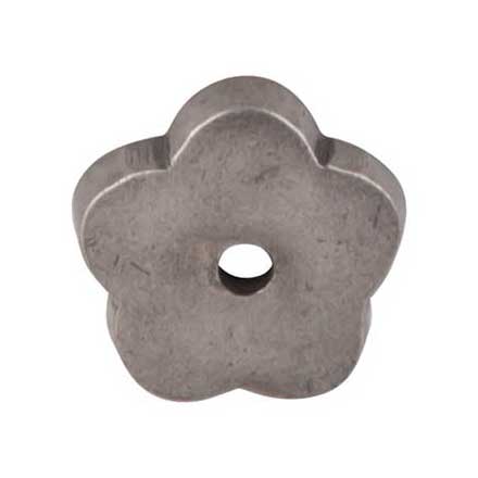 Top Knobs [M1425] Solid Bronze Cabinet Knob Backplate - Aspen Series - Silicon Bronze Light Finish - 1&quot; Dia.