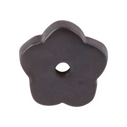 Top Knobs [M1427] Solid Bronze Cabinet Knob Backplate - Aspen Series - Medium Bronze Finish - 1&quot; Dia.