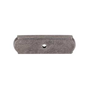 Top Knobs [M1430] Solid Bronze Cabinet Knob Backplate - Aspen Series - Silicon Bronze Light Finish - 2 1/2" L