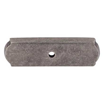 Top Knobs [M1430] Solid Bronze Cabinet Knob Backplate - Aspen Series - Silicon Bronze Light Finish - 2 1/2" L
