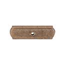 Top Knobs [M1431] Solid Bronze Cabinet Knob Backplate - Aspen Series - Light Bronze Finish - 2 1/2&quot; L