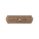 Top Knobs [M1431] Solid Bronze Cabinet Knob Backplate - Aspen Series - Light Bronze Finish - 2 1/2&quot; L