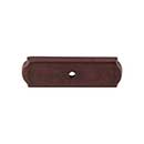 Top Knobs [M1433] Solid Bronze Cabinet Knob Backplate - Aspen Series - Mahogany Bronze Finish - 2 1/2&quot; L