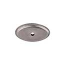Top Knobs [M1435] Solid Bronze Cabinet Knob Backplate - Aspen Series - Silicon Bronze Light Finish - 1 1/2" L