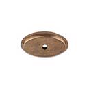 Top Knobs [M1436] Solid Bronze Cabinet Knob Backplate - Aspen Series - Light Bronze Finish - 1 1/2&quot; L