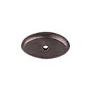 Top Knobs [M1437] Solid Bronze Cabinet Knob Backplate - Aspen Series - Medium Bronze Finish - 1 1/2&quot; L