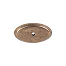 Top Knobs [M1441] Solid Bronze Cabinet Knob Backplate - Aspen Series - Light Bronze Finish - 1 3/4&quot; L
